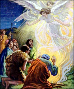 christmas shepherds angels free clipart