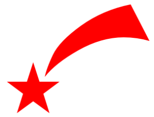christmas shooting star free clipart