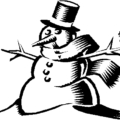 christmas snowman deco free clipart