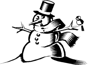 christmas snowman deco free clipart