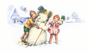 christmas snowman finishing touch free clipart