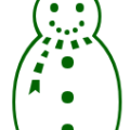 christmas snowman hat green free clipart