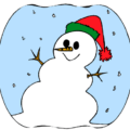 christmas snowmen cartoon free clipart