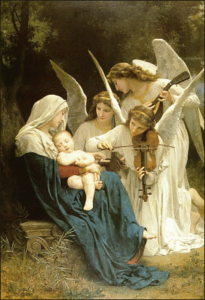christmas song of angels bouguereau free clipart
