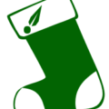 christmas stocking green green free clipart