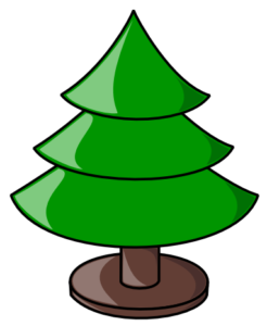 christmas table tree free clipart