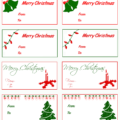 christmas tags full printable page free clipart