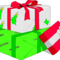 christmas three gifts free clipart