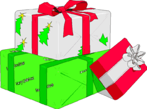 christmas three gifts free clipart