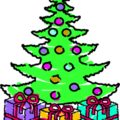 christmas tree cartoon free clipart