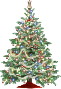 christmas tree realistic free clipart