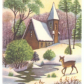 christmas winter scenes free clipart