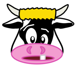 cow cartoon face free clipart