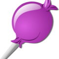 crystal lolipop purple free clipart