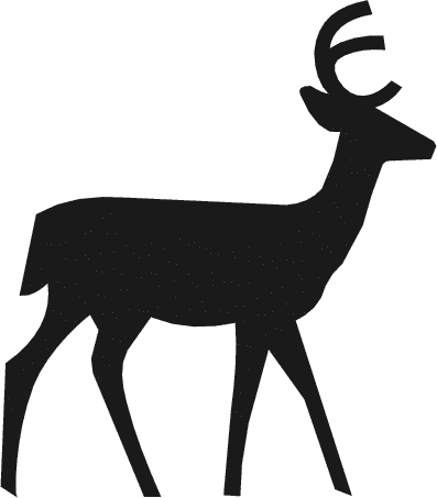 deer silhouette free clipart