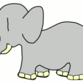 elephant baby free clipart