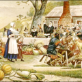 first thanksgiving in america free clipart