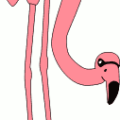 flamingo pink free clipart