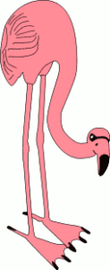 flamingo pink free clipart