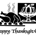 happy thanksgiving dinner free clipart