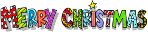 merry christmas letters free clipart