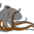 octopus toon free clipart