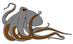 octopus toon free clipart