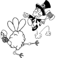 thanksgiving funny hungry pilgrim free clipart