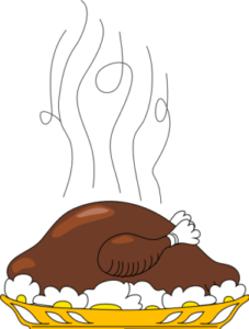 thanksgiving roast turkey free clipart