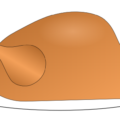 thanksgiving turkey on platter free clipart