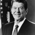 40th us president ronald reagan free clipart