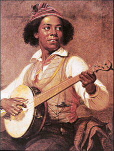 banjo player wsmount free clipart