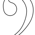 bass clef free clipart