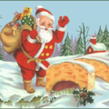 christmas santa claus coming to town free clipart