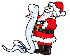 christmas santa claus long list free clipart