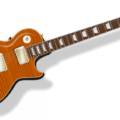 electric guitar striped free clipart