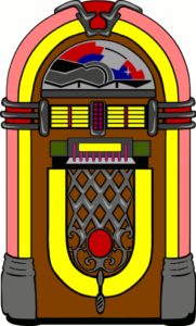 fifties jukebox free clipart
