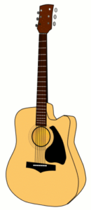 folk guitar free clipart