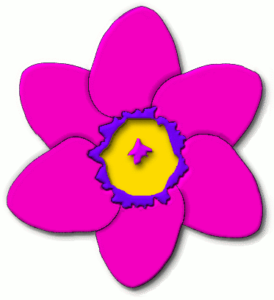 fuscia yellow beveled free clipart