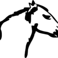 horse head simple sketch free clipart