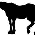 horse silhouette free clipart