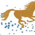 horse stars free clipart