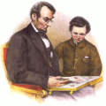 lincoln w son thad free clipart