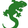 lizard icon green free clipart