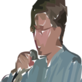 man singing free clipart