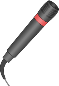 microphone simple performance free clipart