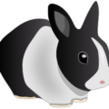 rabbit friendly rabbit free clipart