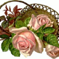 roses basket free clipart