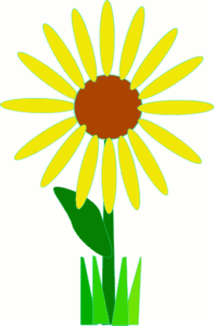sparse daisy free clipart