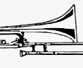 trombone 1 free clipart